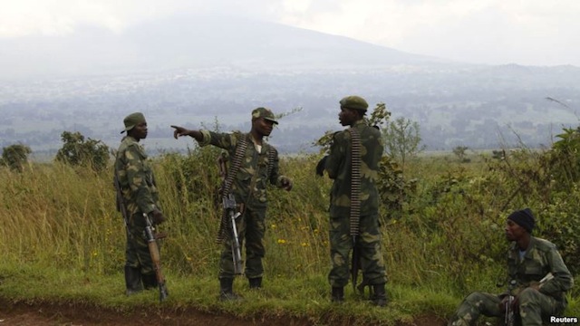 Paul Kagame's RDF Troops on the border with DRC in 2014