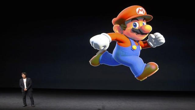 Super Mario on iPhone 7
