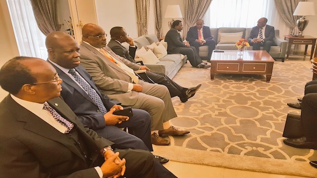 Angolan President Joao Lourenço  receives Joseph Kabila in Luanda, August 2, 2018