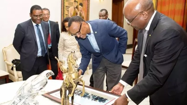 Donald Kaberuka with Paul Kagame as  Advisor in 2015