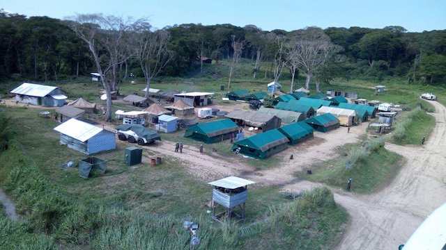 MONUSCO base near Semiliki river, Eastern DRC