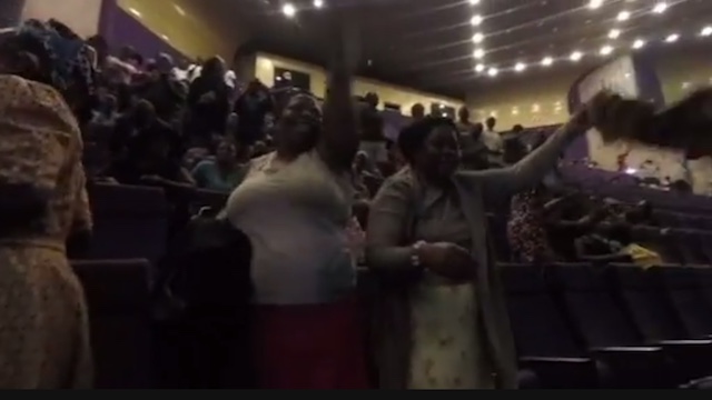 Jubilation at the Zimbabwean's parliament as Robert Mugabe resigns