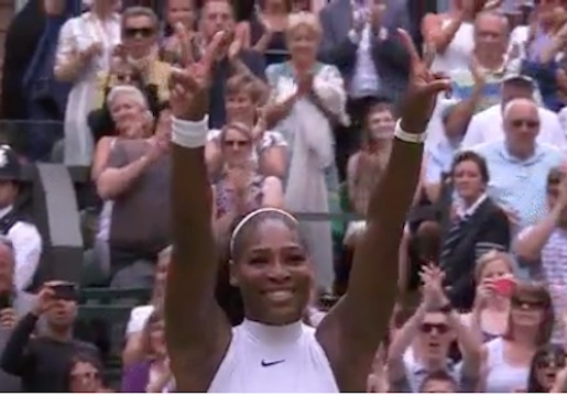 Serena Williams Wins in Wimbledon