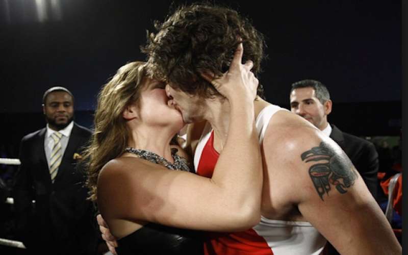 Canadian Justine Trudeau Kisses Wife After a Boxing Match